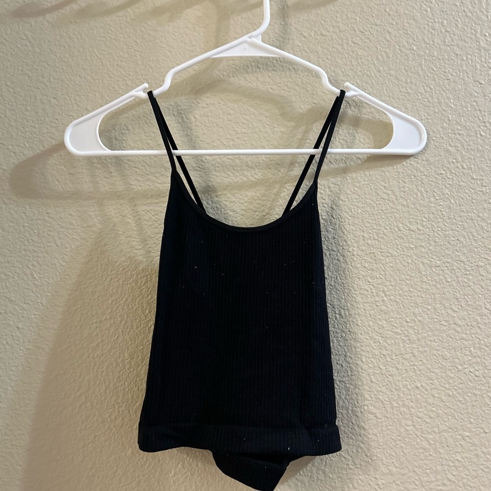 Black Seamless Top